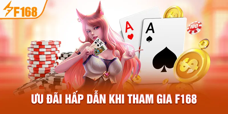 Ưu đãi hấp dẫn khi tham gia F168